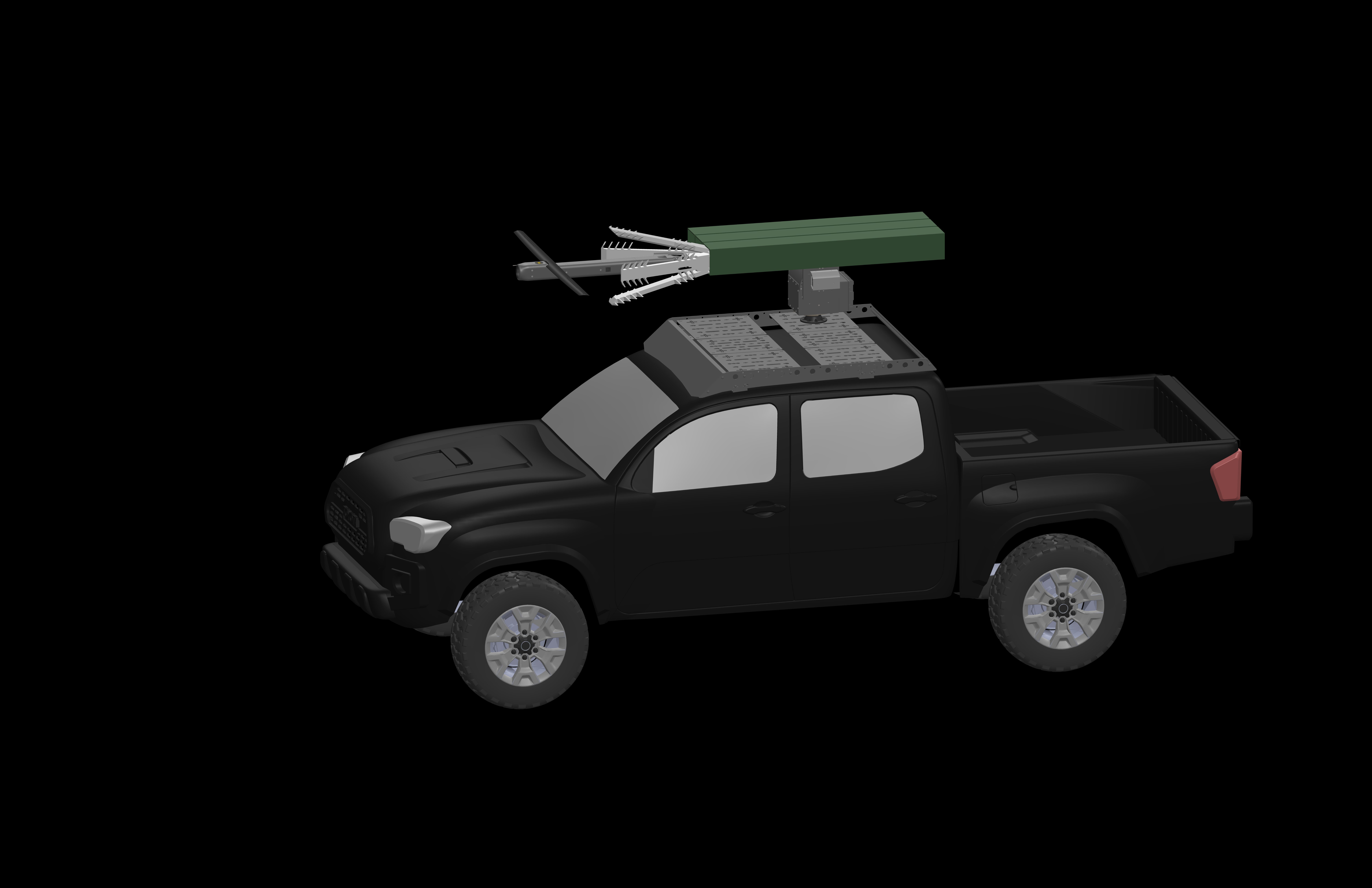 Setonar-One Vehicle Integration Kit - Tactical Vehicle with Drone Launch System